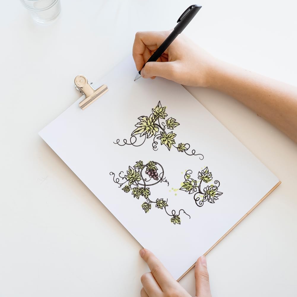 GLOBLELAND 4 Sheets Flowers Corners Clear Stamp for Scrapbooking Vine Plants Lace Silicone Stamps Rose Frame Transparent Stamp Set for Card Making DIY Embossing Journaling