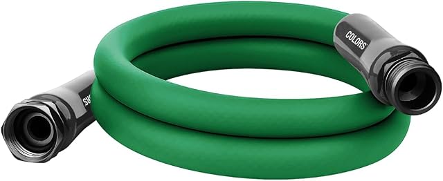 Flexzilla Colors Lead-in Couche de jardin 5/8in. x 5ft., Légèreté Système d'eau tout-temps, Durable et flexible, Connexions sans fuites, vert forêt