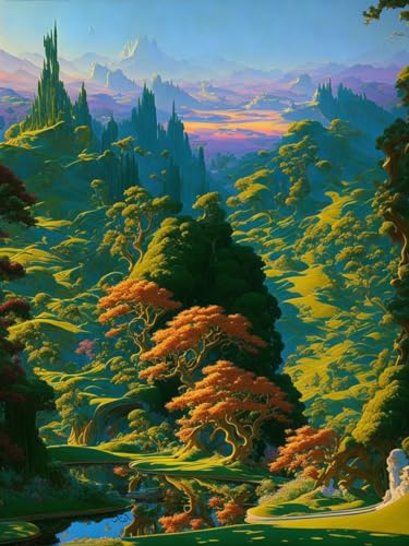 Paysage d'arbre en affiches sur toile 58x90cm pour creer un salon cosy au style scandinave