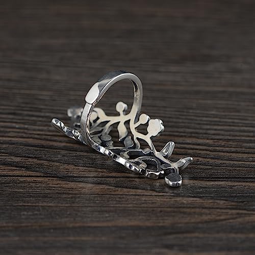 Anillo de plata 925 ajustable que soluciona el problema de tallas 5