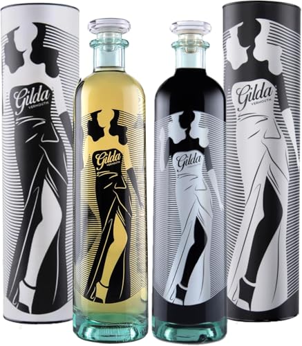 Latarce | Vermut Gilda Rojo y Blanco | Pack Regalo Incluye 2 Botellas de 75 cl (Pack Regalo Vermut Gilda Rojo y Blanco)