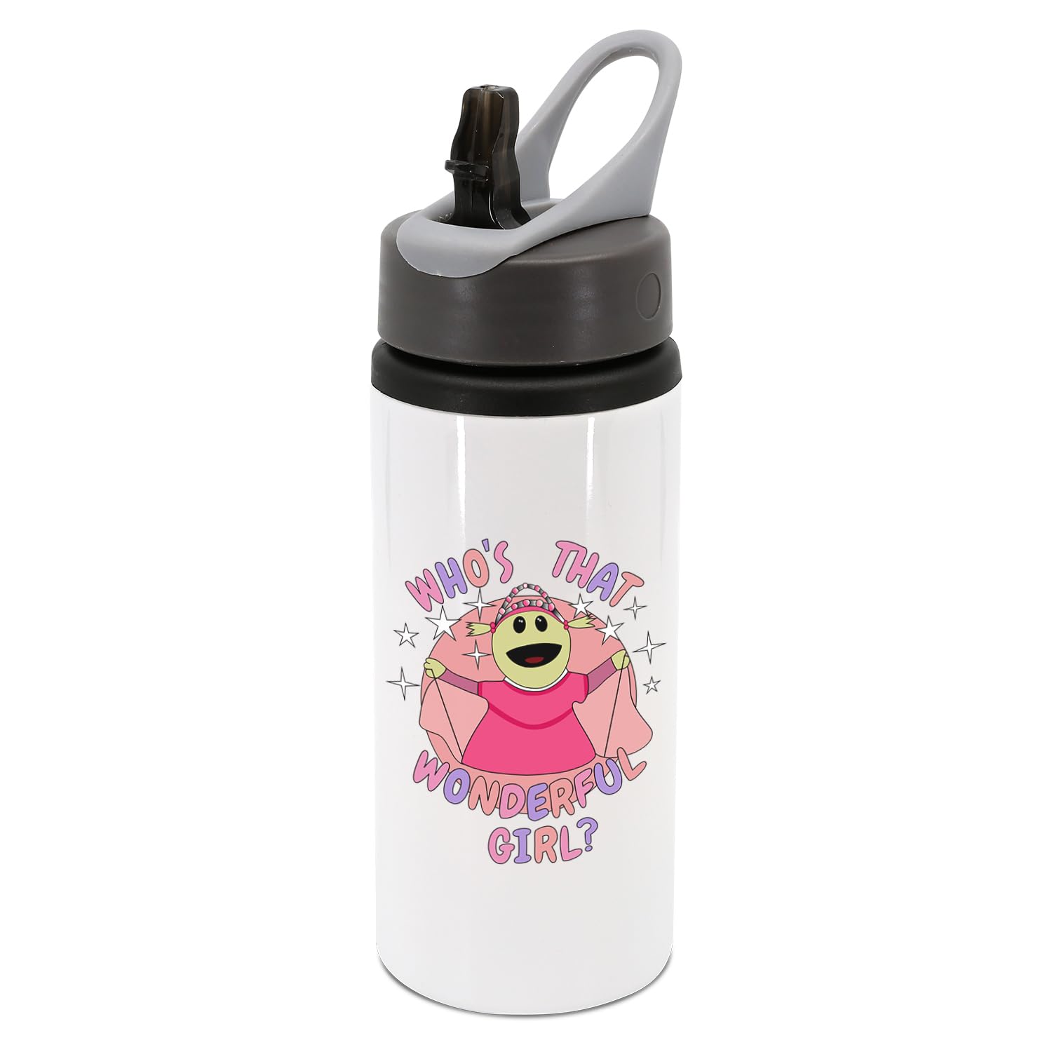 New Spirit Original Girls Whose That Wonderful Nanalan Meme Mona Water Bottle With Handle