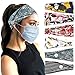 Produktbild DRESHOW 6 Stück Damen Boho Stirnband Kopfband Haarband Gedruckt Stirnbänder Knoten Verdrehtes Elastische Kopf Wickeln Niedlich Haarschmuck für Mädchen