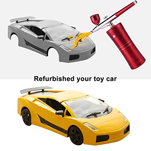 Cenoz Airbrush Kit, Airbrush Blush Makeup Kit, Nail Airbrush Machine, Tattoo Gun, Portable Cordless Airbrush Kit For Model Painting, Nail Art, Makeup, Tattoo, Barber, Cake Decorating #TOP7