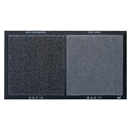 Zapato Solesing piso Mat puerta delantera zapatos de limpieza absorción de agua gris