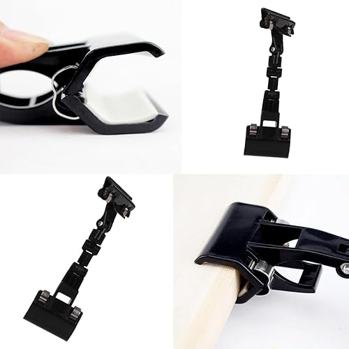 Miniatura 5 de UtySty Paquete de 3 soportes para fotos, clip de doble cabeza, soporte giratorio para escritura artesanal, pintura, copia, película, letrero,