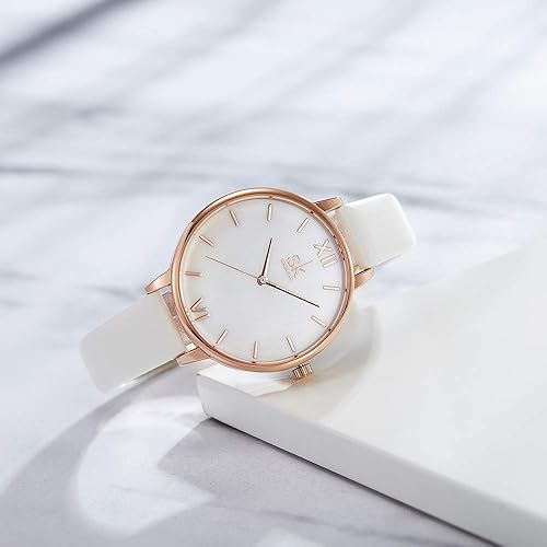 Miniatura 4 de SHENGKE Simplicity - Reloj creativo para mujer, de piel auténtica, elegante, para mujer