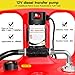 LAPPPLSP 32 Gallon Diesel Caddy Tank with Pump, Portable Diesel Fuel Tank On-Wheels with 12V 10GPM Electric Transfer Pump, Hose and Nozzle for Trucks Boats