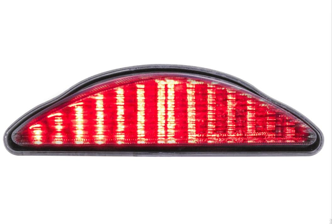 TOPZONE Sequential LED Rear Lamp TailLight + Turn Signal Function Fit Ya-maha 2008-2017 Raider 1900 (Gen. 3 Sequential LED, Smoke)