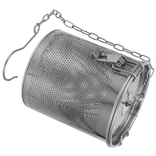 BESPORTBLE Panier à Saumure en Acier Inoxydable 113X13 CM Passoire à Épices Fine pour Soupe et Sauce Accessoire Détachable et Facile à Nettoyer Infuseur Polyvalent Cuisine et Braisé