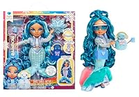 Rainbow High Winter Wonderland Skyler - Blue 11” Fashion Doll with Magic Snow Hidden in Fashion That Puffs Up with Water, and Snowman Kit, Great Gift for Kids 4-12 Years Old
