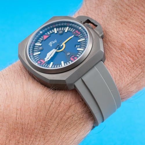 Image of StrapHabit Quick Release Rubber Watch Strap Band FKM 20mm 22mm 24mm