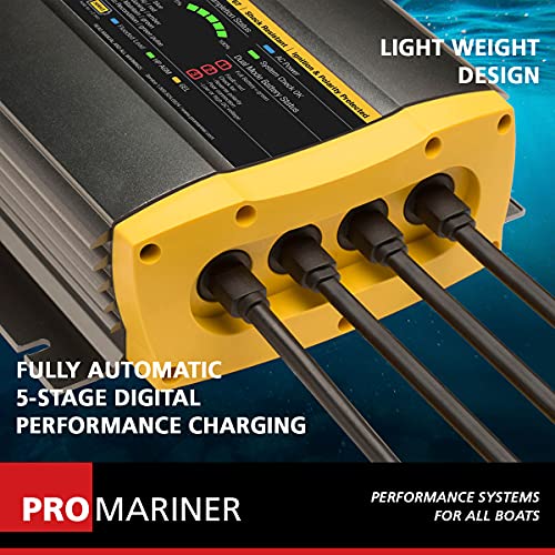 Promariner 44021 Prosport Hd Waterproof Marine Battery Charger, 20 Amp, 3 Bank #TOP2