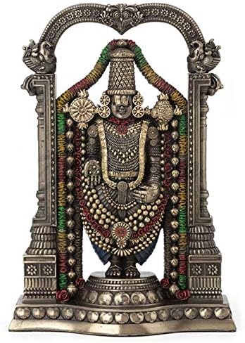 8.5 Venkateswara Statue Lord Balaji Hindu God Maha Vishnu Sculpture Hinduism