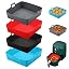 Grey+blue+black+red 9inch(6 to 9qt)