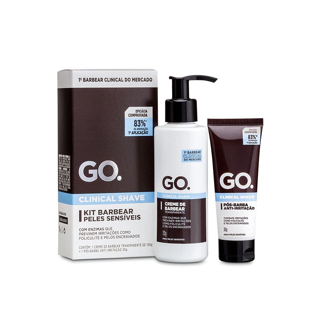 GO. Man Kit Barbear Pele Sensíveis Clinical Creme E Pós-Barba Cicatrizante Anti Foliculite Pelo Encravado Irritação Go Man em promoção! Veja a oferta e mais achadinhos de Pré e Pós Barbear 2 Hoje é o melhor dia para comprar GO. Man Kit Barbear Pele Sensíveis Clinical Creme E Pós-Barba Cicatrizante Anti Foliculite Pelo Encravado Irritação Go Man com aquele preço maroto! Promoção! Aproveite a oferta! 2