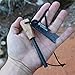 LionTac Survival Fire Starter Flint & Steel Striker for Bushcraft and Emergency, Firesteel Magnesium That is 5/16 inches Thick, Waterproof Ferro Rod with Custom Wood Handle and Necklace Paracord