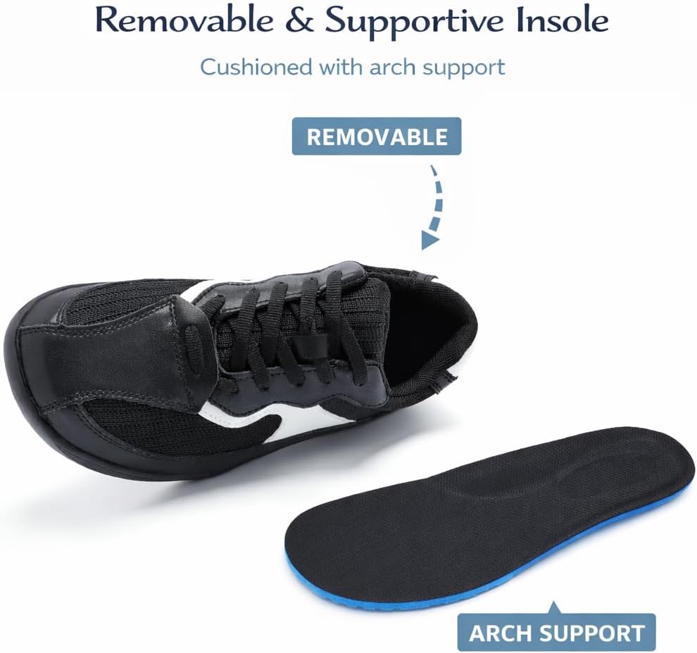 Women’s Barefoot Walking Shoes| Zero Drop Wide Width | Non-Slip Minimalist Sneakers