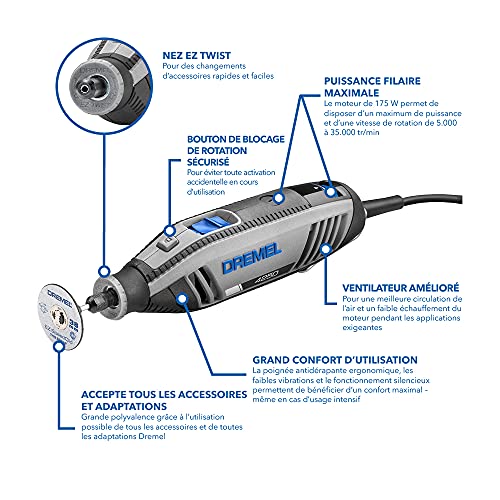 Dremel 4250 outil rotatif multifonction et support perceuse workstation 220
