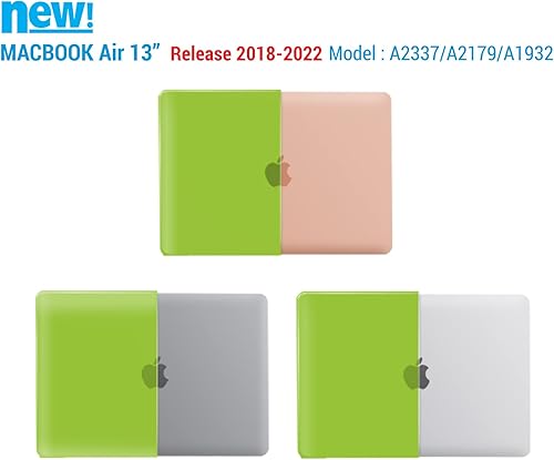 Miniatura 15 de IBENZER - Carcasa rígida para MacBook Air de 13 pulgadas versión 2020, 2019, 2018, A1932, A2179, con funda de teclado para Apple Mac Air 13 Retina