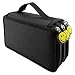 LORJE Multilayer Colored Pencil Case, Large, 52 Slots Black Pen Bag