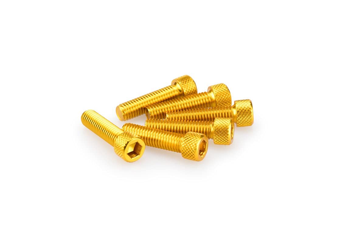 Blister pack of 6 screws in aluminum M8 x 30mm