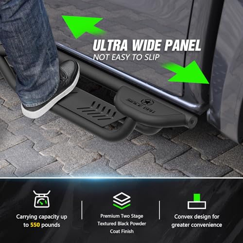 Estribos laterales para Jeep Gladiator JT 2020-2026, acero miniatura 6