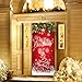 Christmas Door Cover - Cartoon Snow Decorations Curtain for Front Door, Suitable for Farmhouse Welcome, Party Supplies, Home Decor - 70.8x35.4 Inches