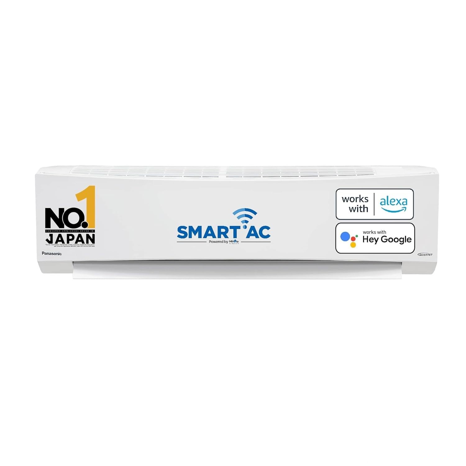 Panasonic 2 Ton 4 Star Wi-Fi Inverter Smart Split AC (Copper Condenser, 7 in 1 Convertible with True AI Mode, 4 Way Swing, PM 0.1 Air Purification Filter, CS/CU-NU24ZKY4W, 2024 Model, White) (B0CSDB7VLW) Amazon Price History, Amazon Price Tracker