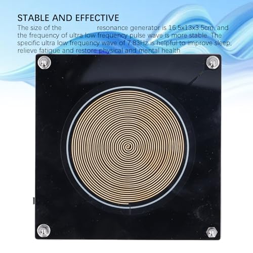 schuman Frequency Device, 7.83Hz schuman Frequency Generator Portable schuman Frequency Generator Low Frequency Pulse Generator, for Sound Improvement Relexation Sleep