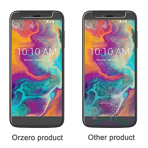 Orzero (3 Pack) Compatible For Coolpad Legacy S Tempered Glass Screen Protector, 9 Hardness Hd Anti-Scratch Bubble-Free (Lifetime Replacement) #TOP4