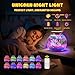 NESAPTO Unicorn Terrarium Crafts Kit for Girls-LED Night Light-Up Birthday Gift for Girls Ages 4 5 6 7 8-12 Years Old, DIY Arts & Crafts Unicorn Toys Kit with Remote-Ideal Christmas Gifts for Kids