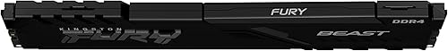 Miniatura 3 de Kingston Fury Beast Memoria de escritorio de un solo stick KF432C16BB16, 16 GB 3200 MHz DDR4 CL16, color negro