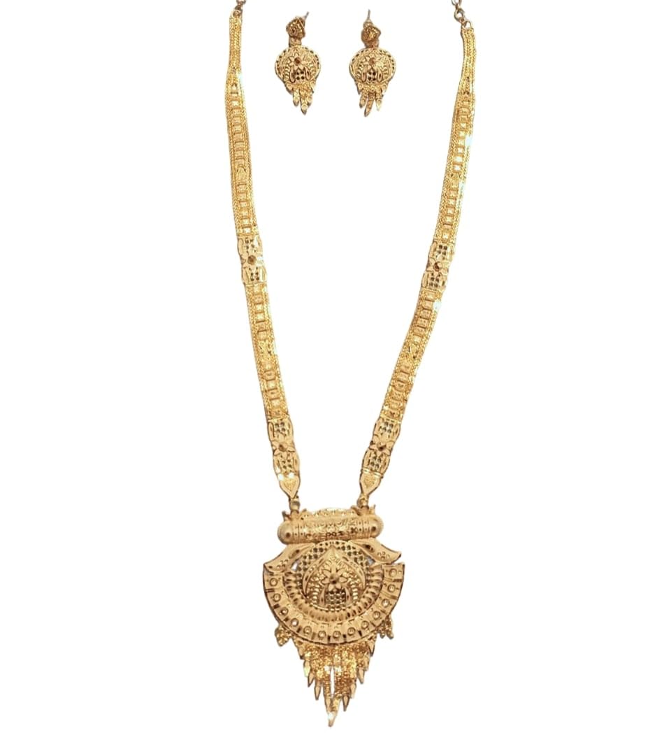 1 Gram gold Plated(real gold look) fashionable Necklace Set for Women and Girls (B0DBHTBMZD) Amazon Price History, Amazon Price Tracker