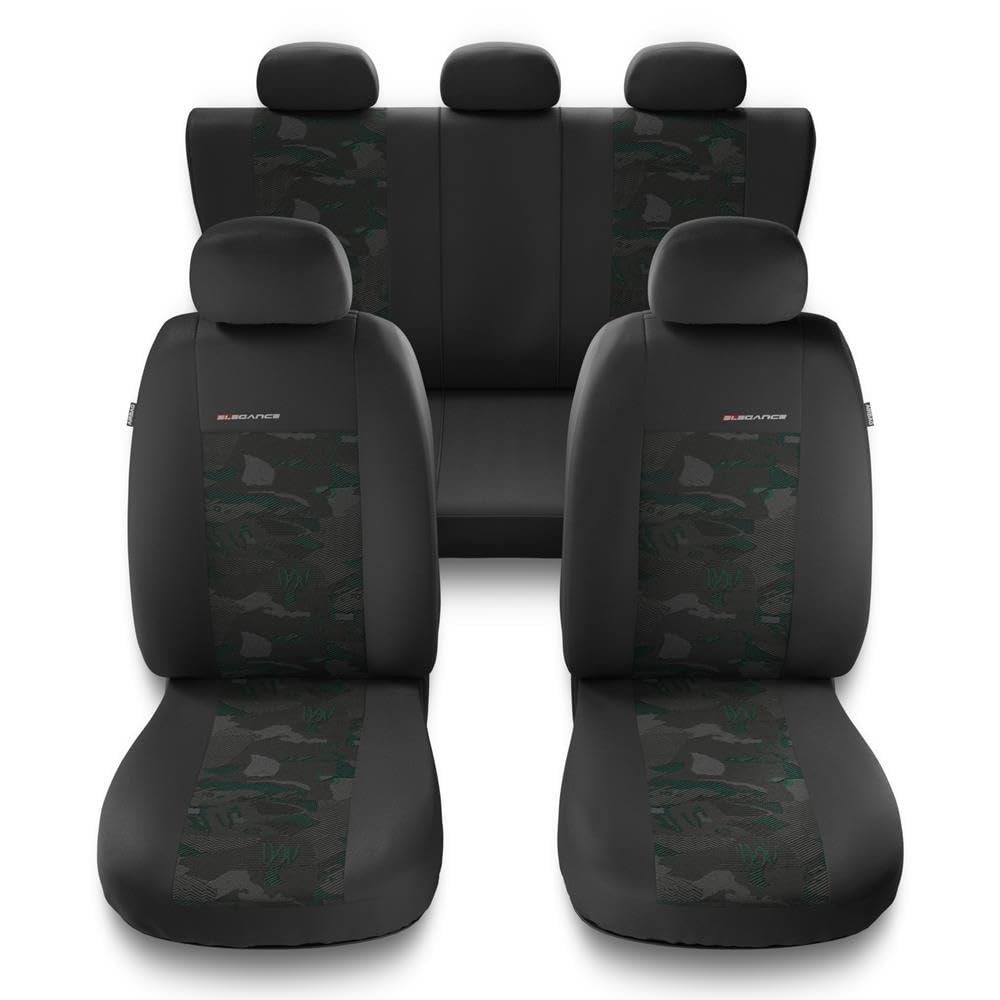 Mossa Fundas Asientos Coche aptas para Fiat Panda II III 2003-. UNE-GR