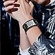 Cupimatch Herren Kreuz Kette Armband Set aus Edelstahl Halskette Ohrringe Set Gold Jesus Kreuz Anhänger Kette Schmuck Set Lederarmband Armkette Geschenk für Herren Schwarz