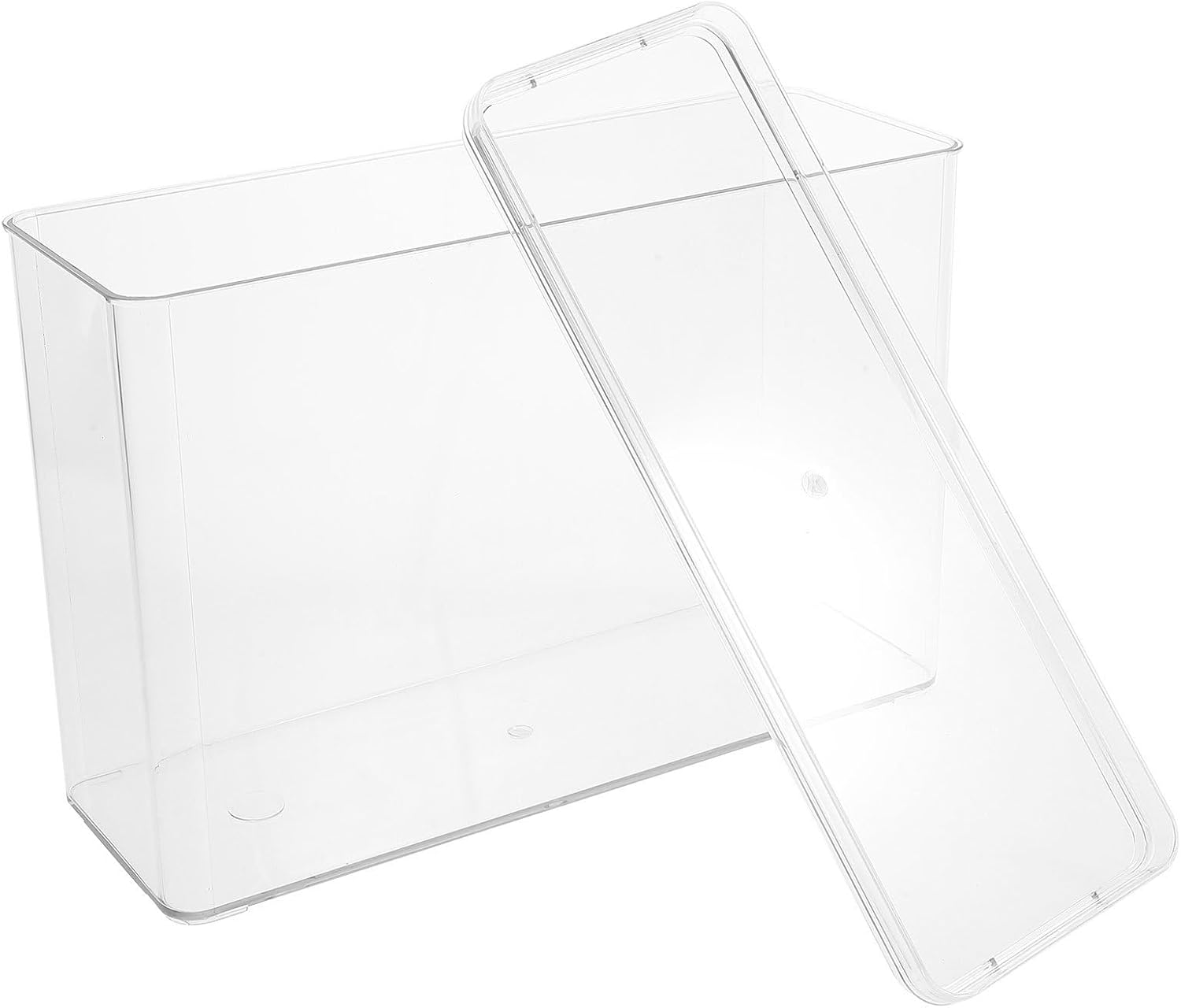 Kisangel Acrylic Desktop Organizer Box with Spacious Design and Material for Phone and Small Items Storage, for Home Organization and Office Use