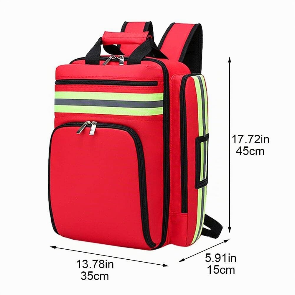 Sanfly Suministros Médicos De Emergencia Mochila Bolsa De Desastre Bolsa De Primeros Auxilios Mochila Mochila Gran Capacidad Trauma Bolsa De Almacenamiento Kits De Supervivencia