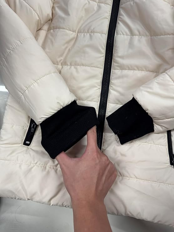 KODMNSW Winterjacke Mädchen Steppjacke Warme Daunenjacken mit Fellkapuze (Abnehmbar) Winterparka Flauschig Puffer Jacke Leichte Kinderjacke Outdoor Mantel Wintermantel Kinder Parka Rosa 140