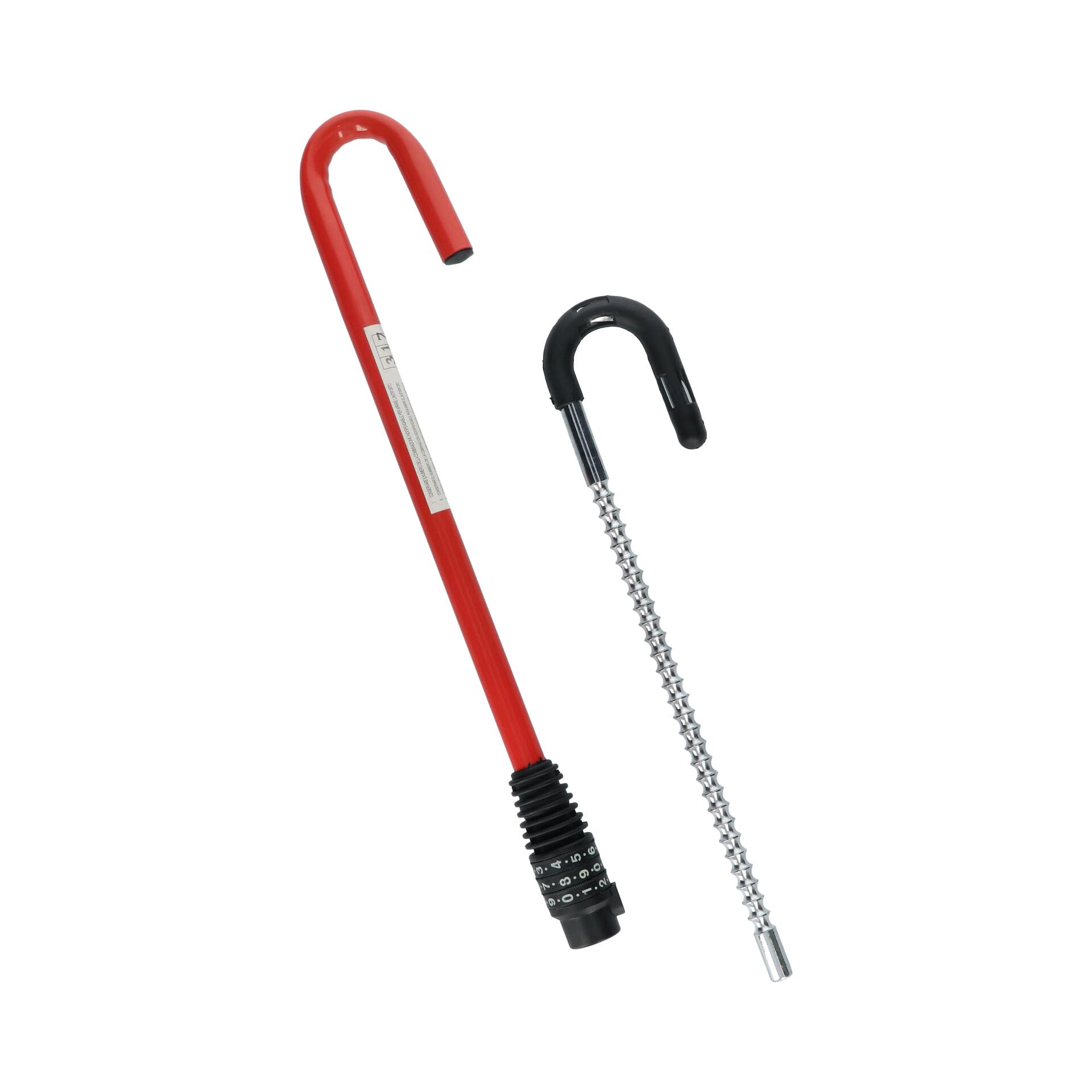 Carpoint Serrure de Volant avec Serrure à Combinaison, Noir/Rouge