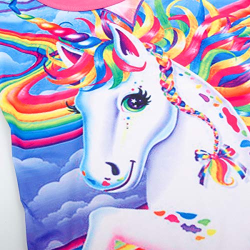 Sylfairy Girls Nightgowns, Unicorn Nightgown Princess Pajama Dresses For Girls Sleepwear Nightie (Rainbow B+Unicorn, 4-5T) #TOP3