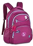 Mochila Escolar Luluca Clio Style 44cm Chaveiro 2026 Rosa