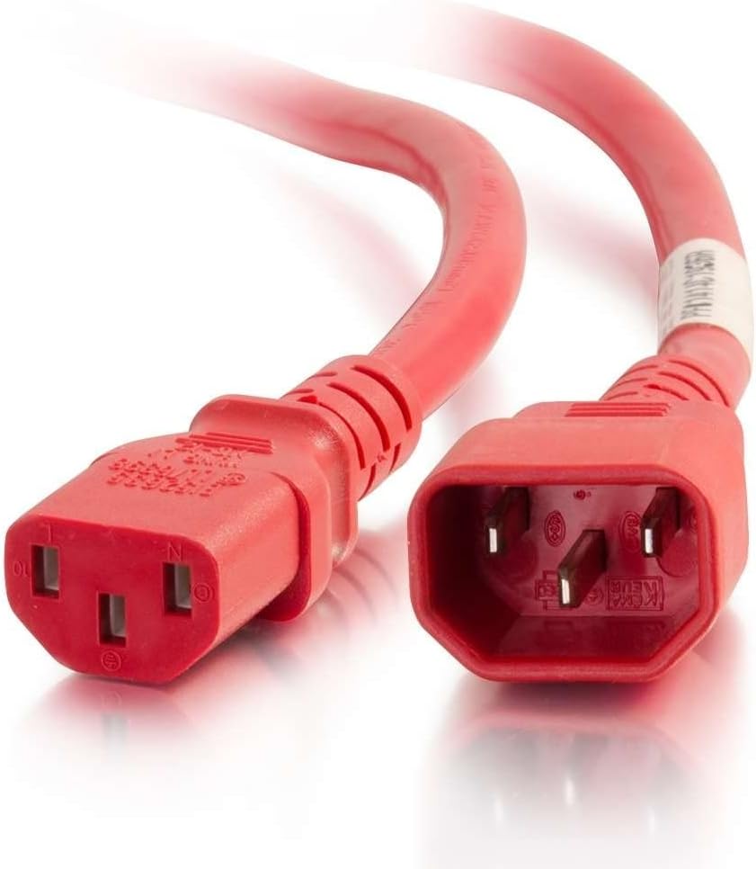 C2G 8FT Premium Universal Long Extension Cord - Power Extension Cord for TV, Computer, Monitor, Appliance & More (29932)