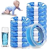 13 Stück Windeleimer Nachfüllkassetten(13 Beutel & 1 Nachfüllkassette), 4.5M Windeleimer Nachfüllfolie Abdichtung Zähigkeit, Windeleimer Geruchsdicht