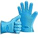 Produktbild Belmalia 2 Backhandschuhe, Silikon, NEU: noch hitzebeständiger, Grillhandschuhe, Topflappen, Ofenhandschuhe Blau