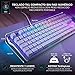 NEWSKILL Serike TKL Ivory Teclado Mecánico Gaming Full RGB