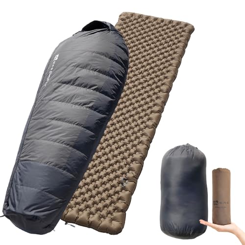 WAQ �Q�� �_�E���X���[�s���O�o�b�O Ultra Light AirMat �Z�b�g �_�E���V�����t �L�����v �}�~�[�^ -30�x�Ή� FP650 �Ԓ��� �h�Зp �E���g�����C�g�G�A�}�b�g �A�E�g�h�A 7cm R�l7.0 ���y�� �R���p�N�g �L�����v �o�R