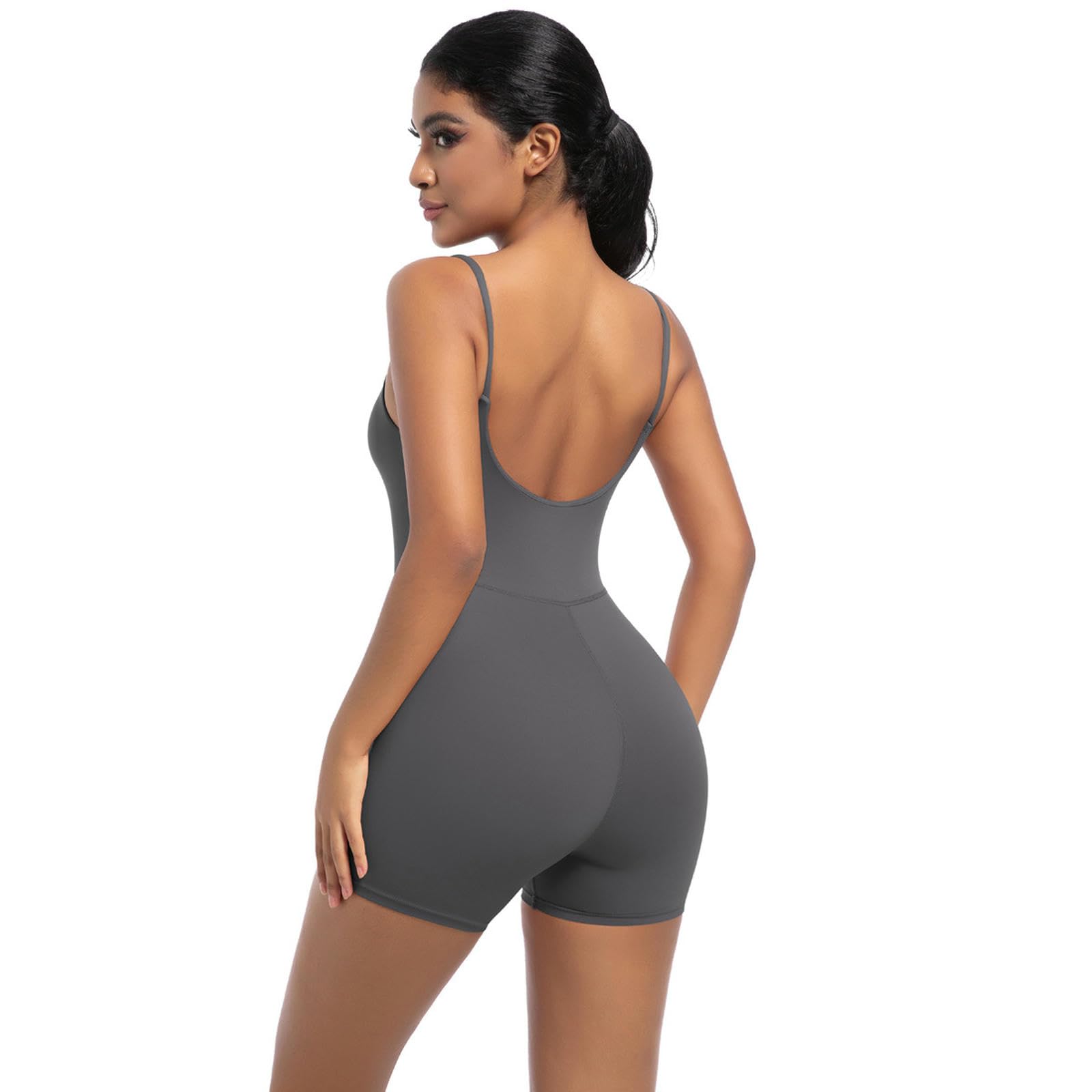 Damska odzież do jogi naga joga spodnie body tance running fitness sport bodysuit-d-XL