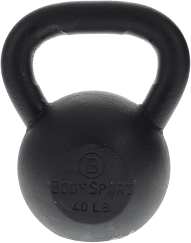 Miniatura 11 de Body Sport Pesa rusa de hierro fundido: equipo profesional de entrenamiento con pesas para entrenamientos en casa y gimnasio