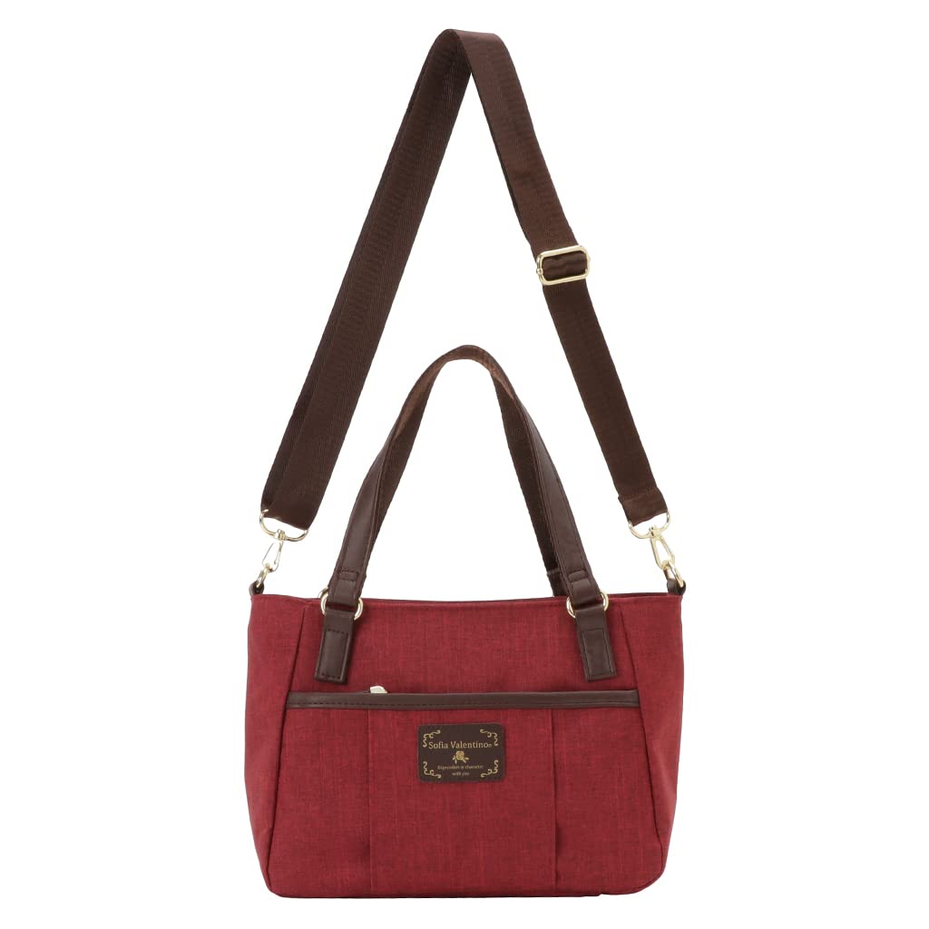 [SOFIA VALENTINO ソフィアバレンティノ] 2wayバッグ ショルダーバッグ ハンドバッグ 財布ポケット 収納 整理 シンプル 2410-4893